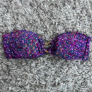 Victoria's Secret Colorful Floral Bikini Top